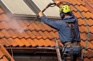Démoussage et hydrofuge de toiture à Sainte-Opportune-du-Bosc